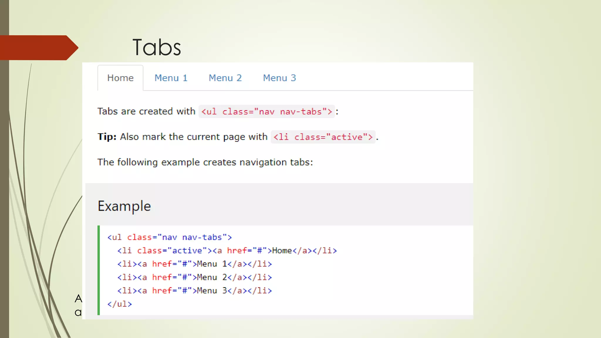 Abdalmohaymen alesmaeel
abdmoh87@gmail.com
Tabs
 