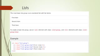 Abdalmohaymen alesmaeel
abdmoh87@gmail.com
Lists
 