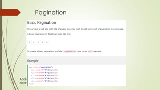 Abdalmohaymen alesmaeel
abdmoh87@gmail.com
Pagination
 