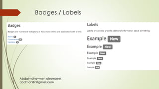 Abdalmohaymen alesmaeel
abdmoh87@gmail.com
Badges / Labels
 