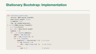 Bootstrap Methods for Enhancing Quantitative Trading Strategy ...