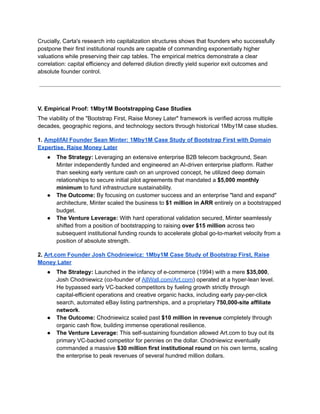 Bootstrap First to Repeatability, THEN Sign Up for Blitzscaling, Fund ...