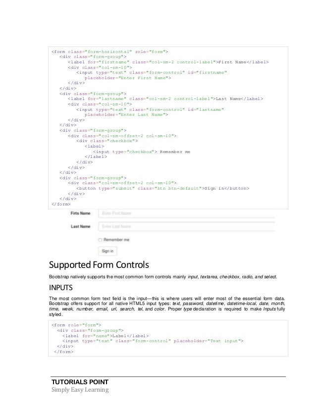 bootstrap tutorial