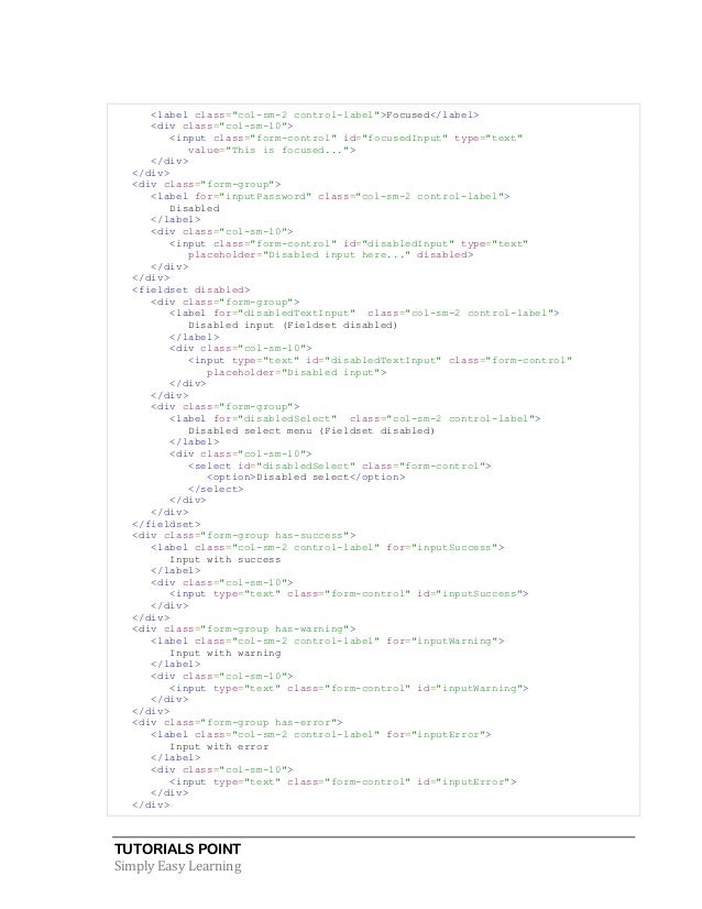 bootstrap tutorial