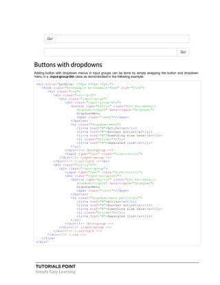 Bootstrap tutorial | PDF