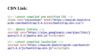 Bootstrap | PPTX