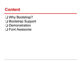 Bootstrap 3 | PPTX