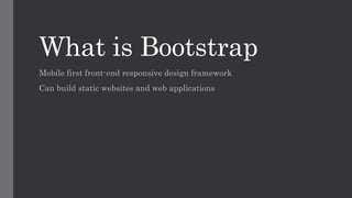 Bootstrap 3 with Daniel | PPTX