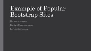 Bootstrap 3 with Daniel | PPTX