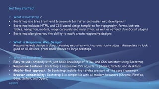 Bootstrap 5 ppt | PPTX