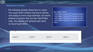 Bootstrap 5 ppt | PPTX
