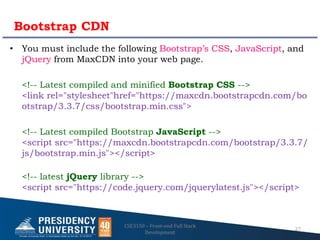 Bootstrap basics.pptx of web design responsive design | PPTX
