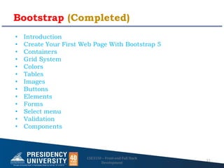 Bootstrap basics.pptx of web design responsive design | PPTX