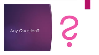 Any Question?
 