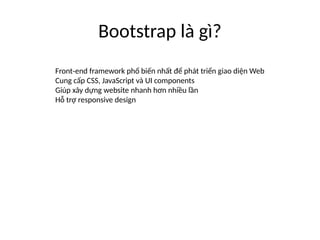 Comprehensive Guide to Bootstrap Framework for Modern Responsive Web ...