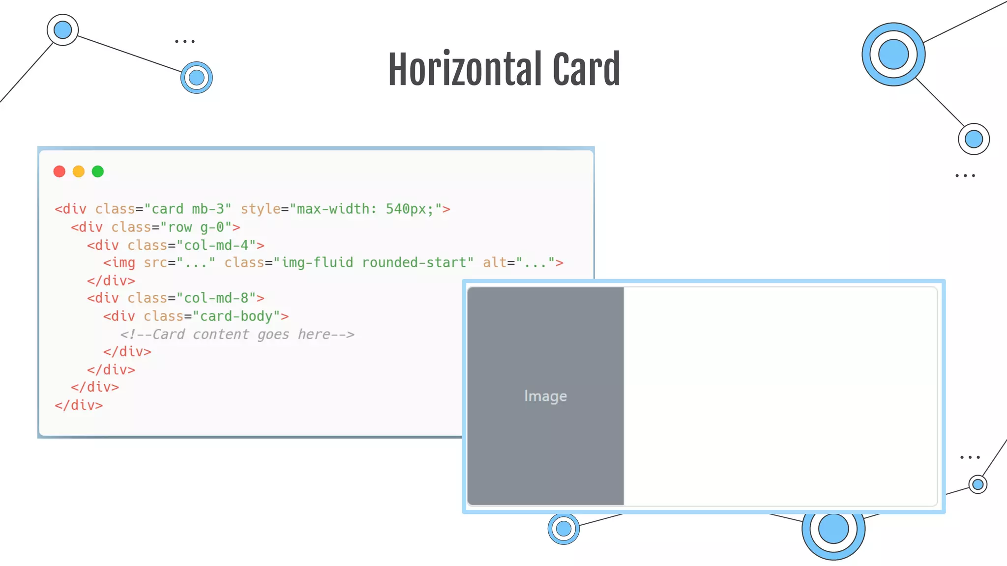 Horizontal Card
 