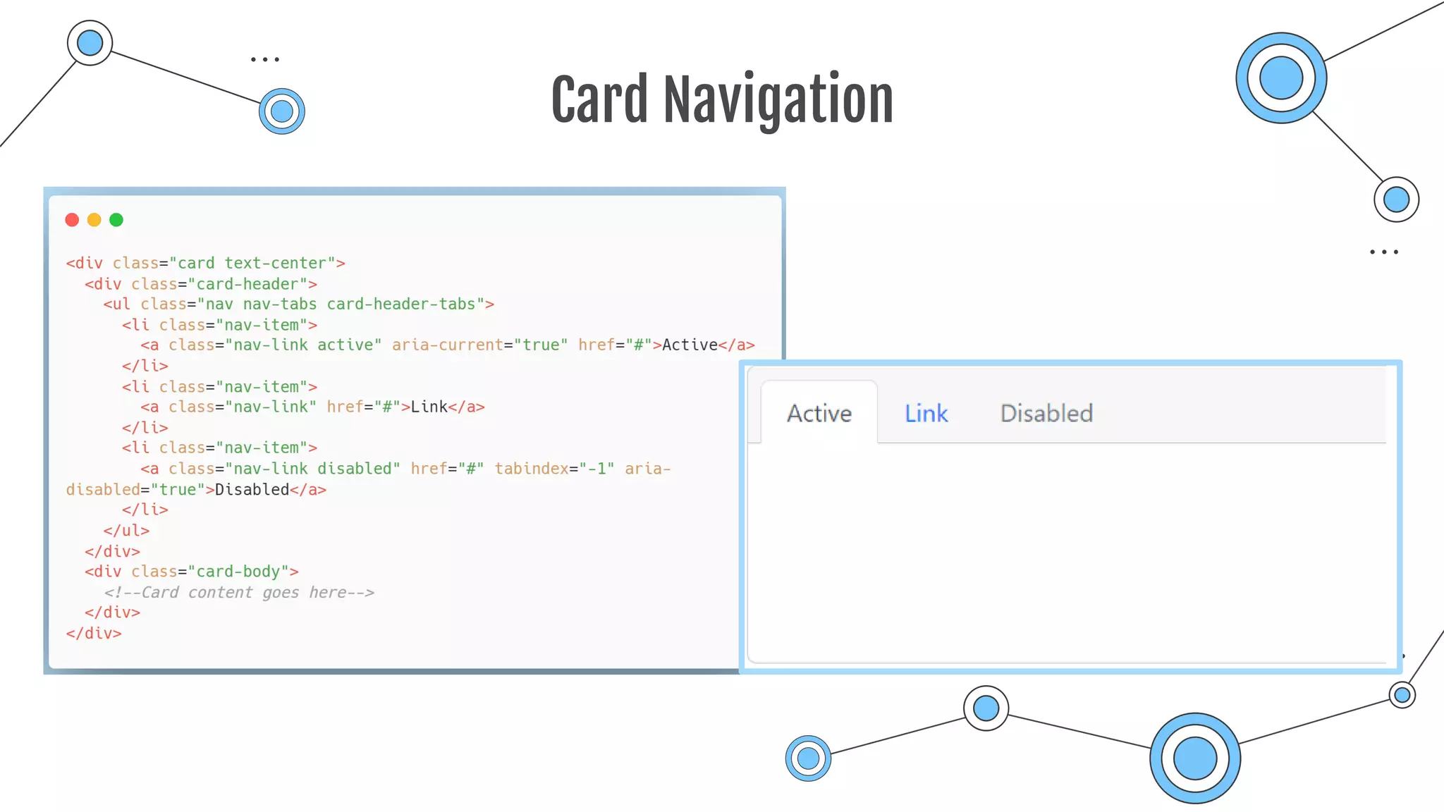 Card Navigation
 