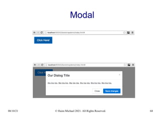 08/10/21 © Haim Michael 2021. All Rights Reserved. 68
Modal
 