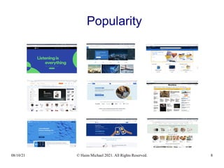 08/10/21 © Haim Michael 2021. All Rights Reserved. 8
Popularity
 