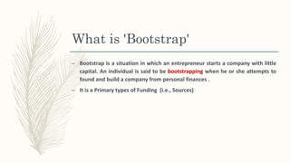 Bootstrapping | PPTX