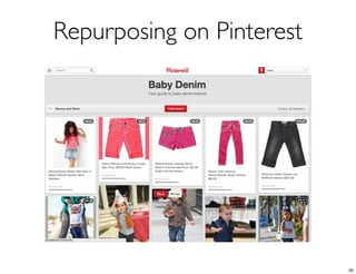 Repurposing on Pinterest




                           35
 