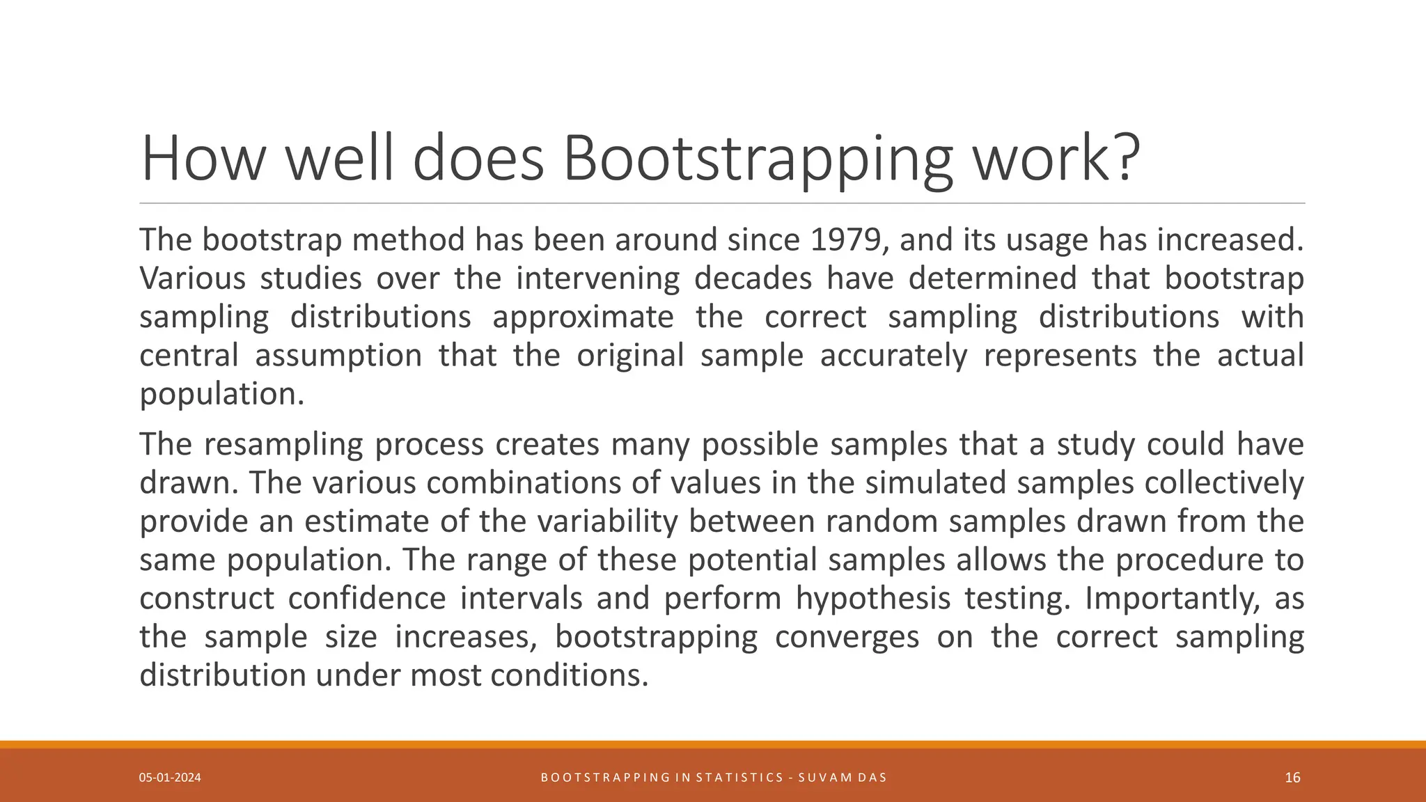 Benefits Of Bootstrapping Statistics BOOTSTRAPPING IN STATISTICS | PPT