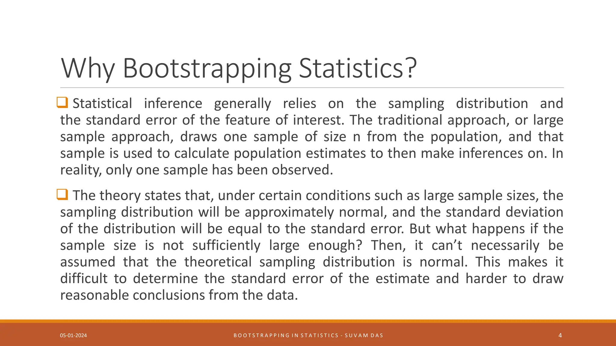 Benefits Of Bootstrapping Statistics BOOTSTRAPPING IN STATISTICS | PPT