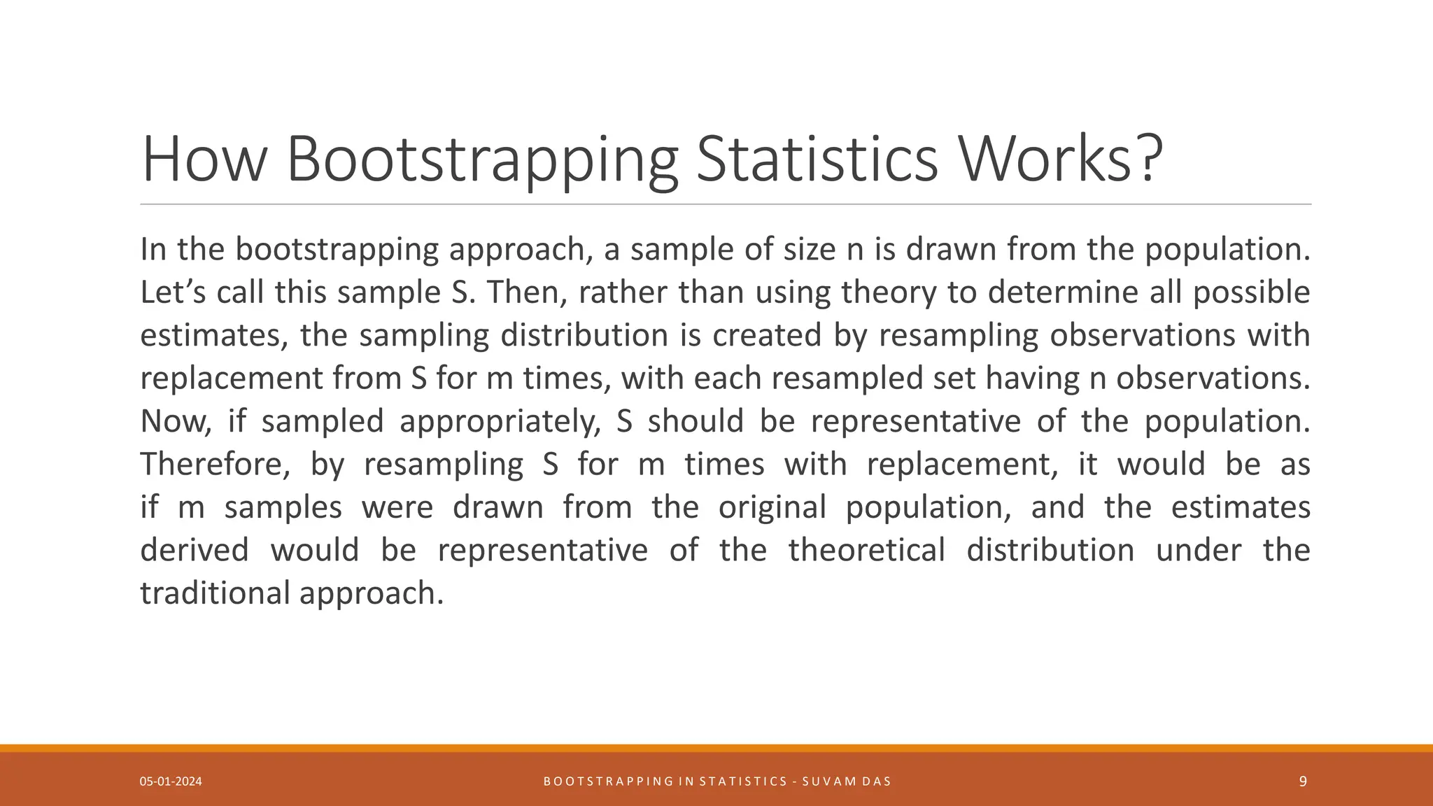 Benefits Of Bootstrapping Statistics BOOTSTRAPPING IN STATISTICS | PPT