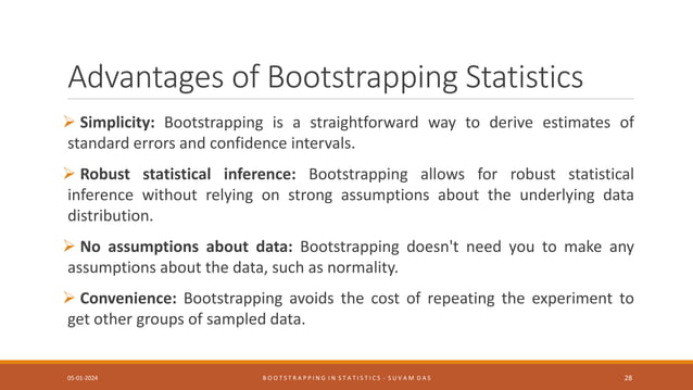 Benefits Of Bootstrapping Statistics BOOTSTRAPPING IN STATISTICS | PPT