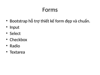 Comprehensive Guide to Bootstrap Framework for Web Development | PPTX
