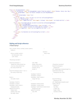 SharePoint Bootstrap 2013 | PDF