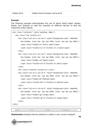 Bootstrap tutorial | PDF