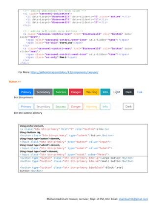 Web 3 | Bootstrap | PDF | Web Development | Internet