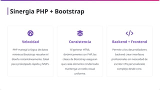 Bootstrap y PHP mejores practicas y mucho mas | PPTX
