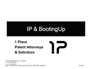 1 Place  Patent Attorneys & Solicitors 
