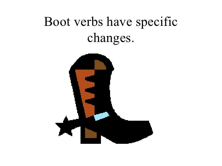 Boot verbs