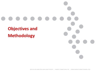 BOOZ ALLEN HAMILTON C4ISR SURVEY REPORT | MARKET CONNECTIONS, INC. | WWW.MARKETCONNECTIONSINC.COM
Objectives and
Methodology
 