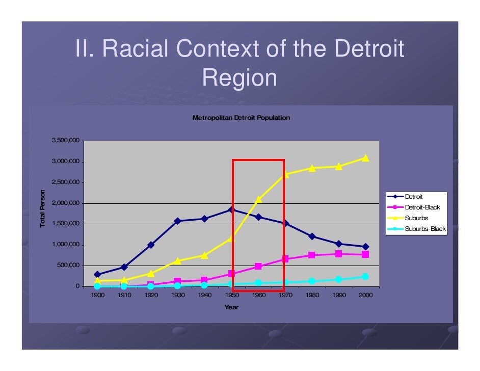 Demographic Overview of Metropolitan Detroit