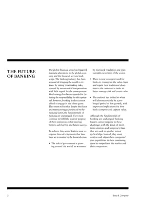The Future Of Banking | PDF