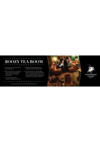 Boozy tea room
