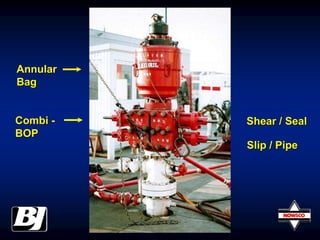 Annular
Bag
Combi -
BOP
Shear / Seal
Slip / Pipe
 