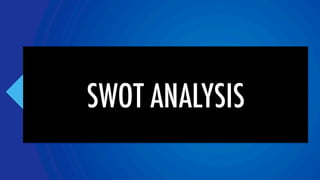 S UNTAPPED 4000 MILLION 
W 
RESILIENCE 
FAST TECHNOLOGCAIL ADAPTATION 
SWOT ANALYSIS 
UNFAVORABLE COST STRUCTURE 
VERY HIGH MARKET PENETRATION REQUIRED 
 