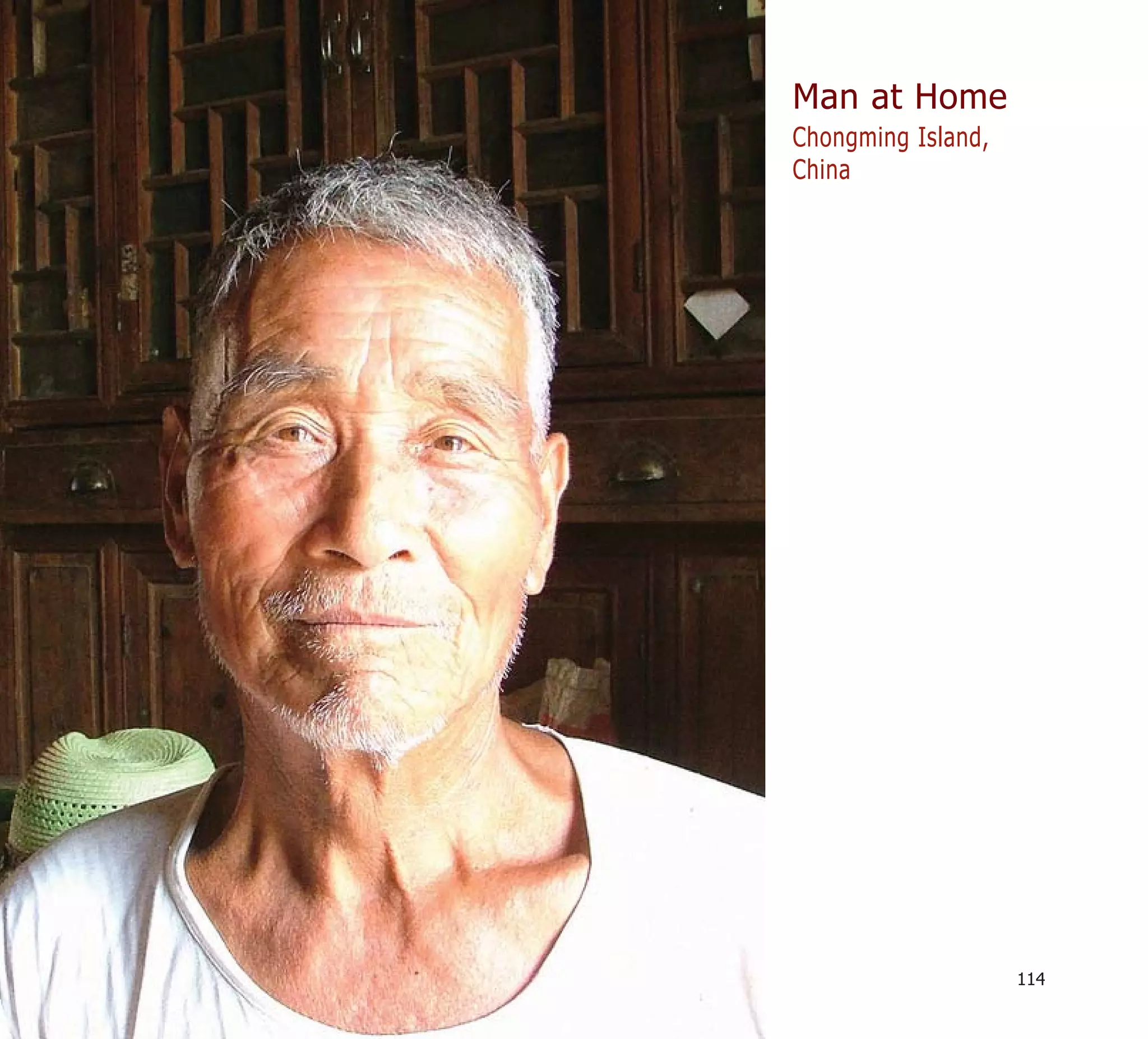 Man at Home
Chongming Island,
China




                    114
 