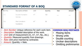 BOQ LESSON 1-INTRODUCTION TO BOQs AND PROJECT.pdf