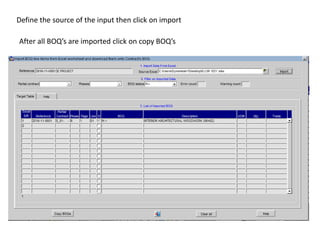 Boq's enter | PPTX