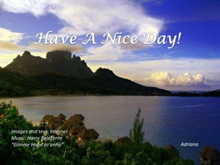 Images and text: Internet Music: Harry Belafonte  “Gimme Hope Jo’anna” Adriana 