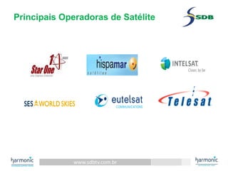 www.sdbtv.com.br
Principais Operadoras de Satélite
 