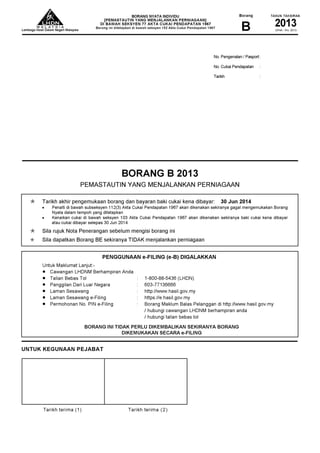 Borang b 2013_1