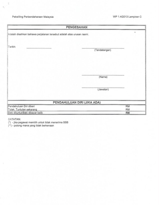 Borang claim spr | PDF