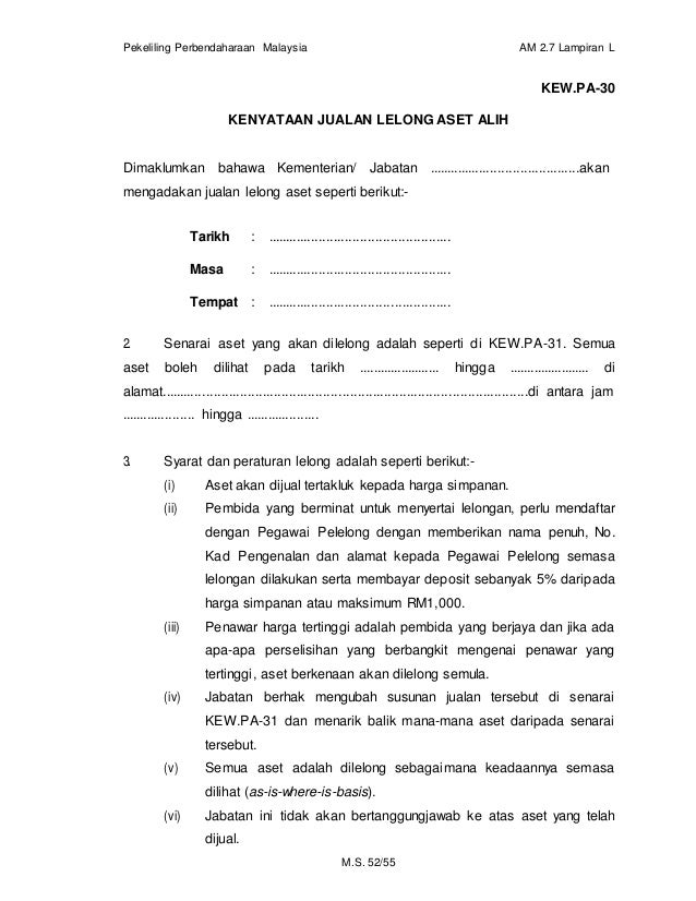 Borang Kewpa1 37 Terkini Apr 2018